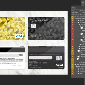Bank Card Template Plus Layers